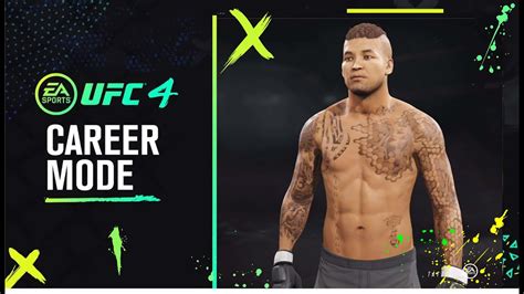 Ufc 4 Career Mode Part 1 My Career Youtube