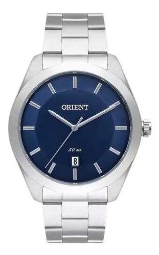 Reloj pulsera Orient Quartz Analógico de cuerpo color plateado