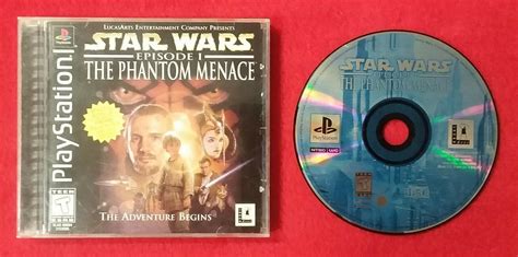 Star Wars Episode I The Phantom Menace Playstation Ps Black Label