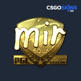 Sticker Mir Gold Krakow 2017 CSGOSKINS GG