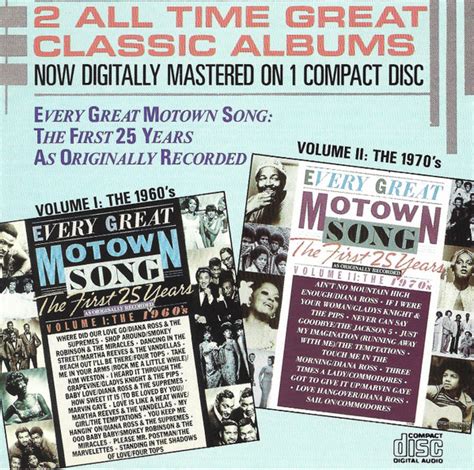 Every Great Motown Song The First 25 Years As Originally Recorded CD