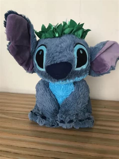 DISNEY STORE LILO Stitch Hula Stitch Soft Toy Plush 12 Tall 11 99