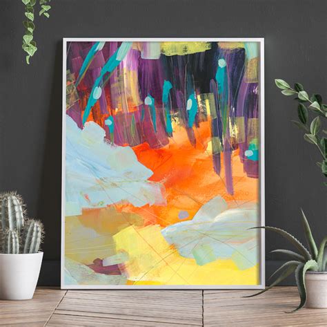 Abstract Painting Fine Art Giclée Print of Original Abstract Etsy