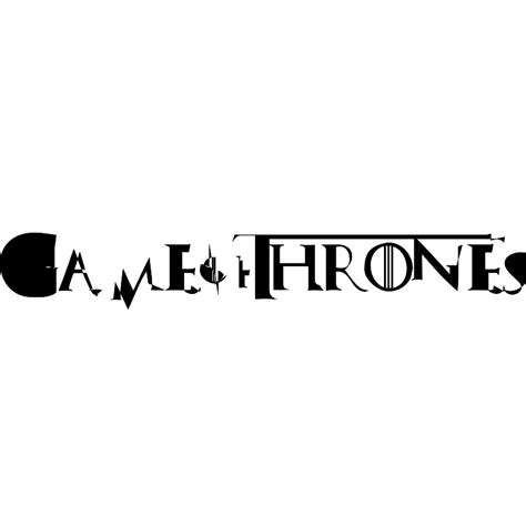 Game Of Thrones Logo Vector SVG Icon SVG Repo