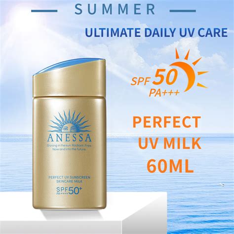 Jual New Anessa Perfect Uv Sunscreen Skin Care Milk Spf Pa Ml