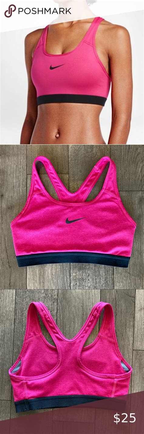 Nike Dri Fit Sports Bra In 2020 Sports Bra Nike Dri Fit Pink Sports Bra