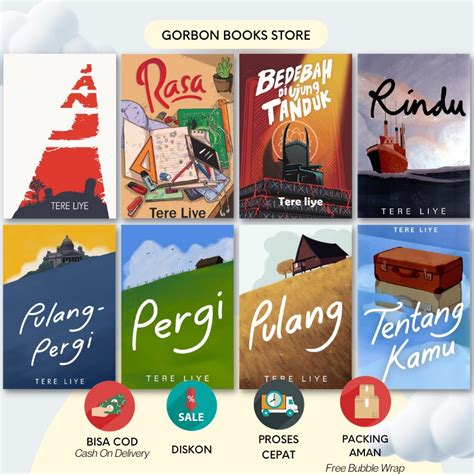 Jual Novel Tere Liye Janji Rasa Pulang Pergi Pulang Pergi Rindu Bedebah