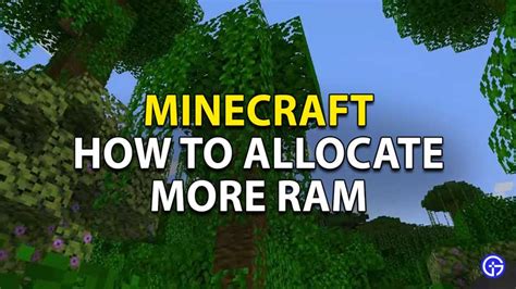 How To Allocate More Ram To Minecraft Gamer Tweak