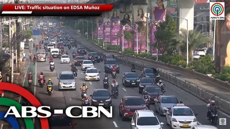 Live Traffic Situation On Edsa Mu Oz Abs Cbn News Youtube