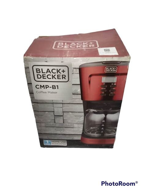 Black Decker Drip Coffee Maker Digital Mesin Kopi 900W CMP B1