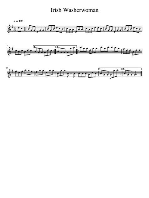 Irish Washerwoman Free Violin Sheet Music Pdf