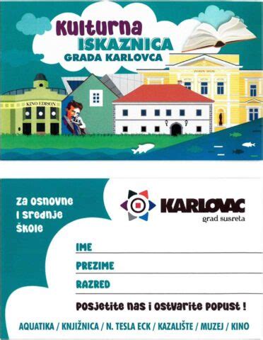 Karlovačka kulturna iskaznica Gradsko kazalište Zorin dom