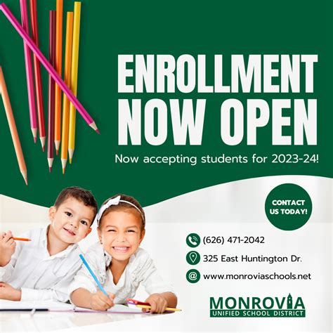 Monrovia Unified Is Now Accepting New Student Enrollment For 2023 24