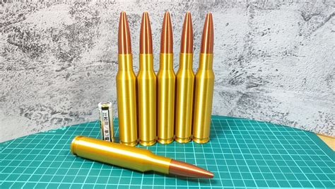 Yahoo オークション 50 BMG 12 7x99mm NATO 弾風 ダミーカート 6個