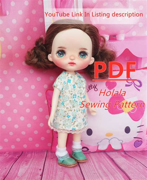 Pdf Sewing Patterns For Holala Dolls H05 Video Tutorial Link In