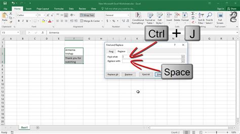 How To Remove Line Breaks In Excel Youtube