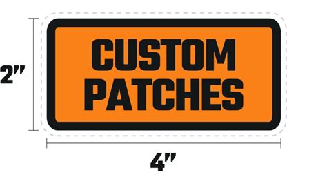 The Right Size Matters Sizing Your Custom Patches Custom