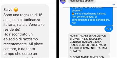 Italiani Si Nasce Non Si Diventa 15enne Di Colore Rifiutata A