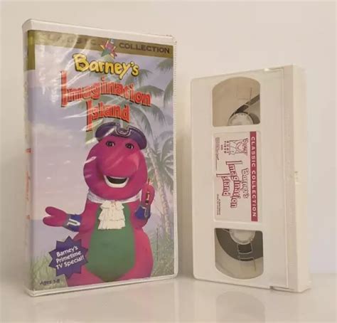 BARNEY S IMAGINATION ISLAND VHS Clamshell Classic Collection 1994 In