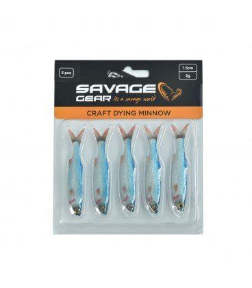 Przyn Ty Savage Gear Craft Dying Minnow Blue Pearl Cm Savage Gear