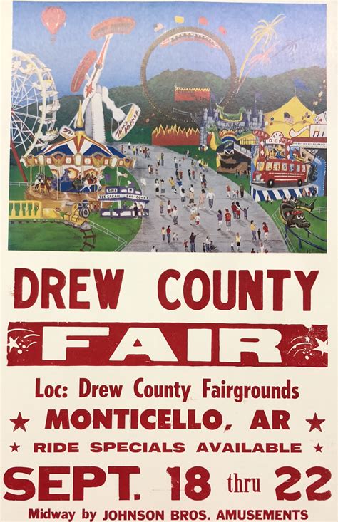 Drew County Fair Poster – Print & Share | Monticello Live