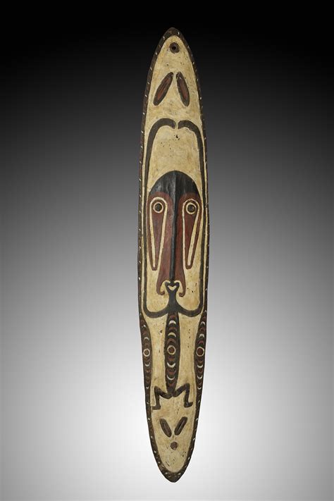 A Superb Old New Guinea Gope Board Papuan Gulf Area Papua New Guinea