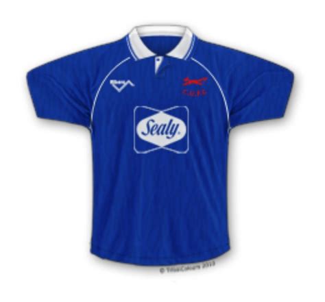 Carlisle United 1991 92 Home Kit