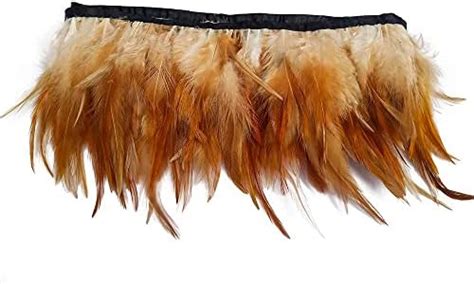 Amazon Shekyeon Yards Rooster Feather Fringe Trim For Costume