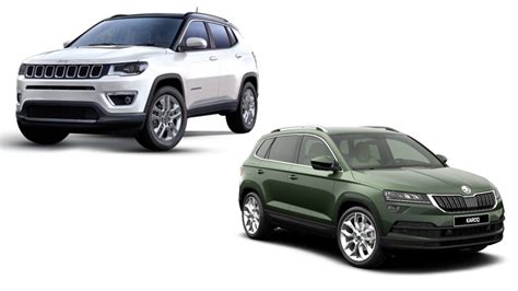 Upcoming Skoda Karoq Vs Jeep Compass Specifications Comparison