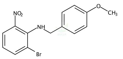 N 4 甲氧基苄基2 溴 6 硝基苯胺 N 4 Methoxybenzyl 2 Bromo 6 Nitroaniline 1215205 09