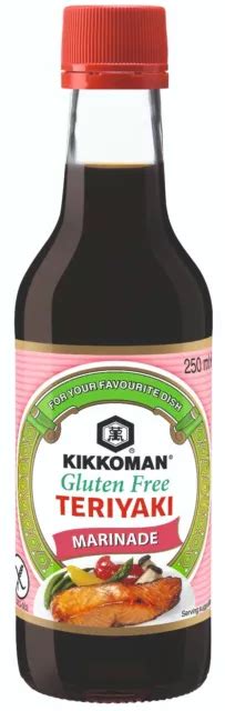 Kikkoman Teriyaki Glutenfrei Ml Sauce Marinade Teriyakisauce Rosa