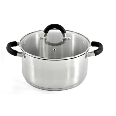 Oala Din Inox 4litri Cu Capac 22 Cm Fund Termic Multistrat Kinghoff