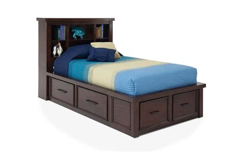 Hudson Youth Storage Bookcase Bed | Bobs.com