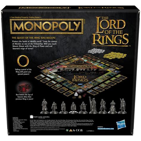 Monopoly Board Game - Lord of the Rings Edition | Lord of the rings ...