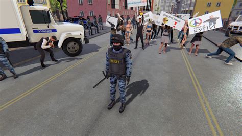 omon simulator ensure  safety  citizens  rallies protests