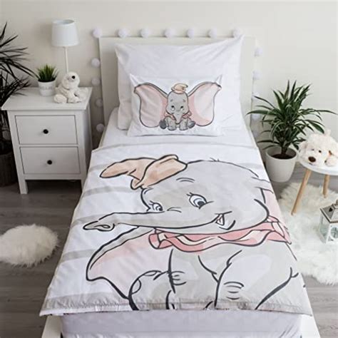 Dumbo Disney Baby Bedding Set With Duvet Cover Cotton Smoke Home And Garden