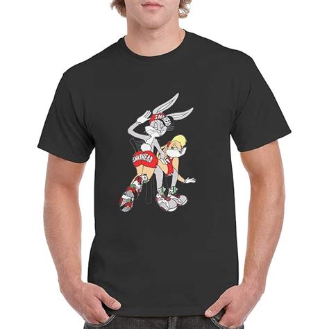 New Bugs And Lola Bunny T Shirt Unisex Funny Spank Her Ass Tees