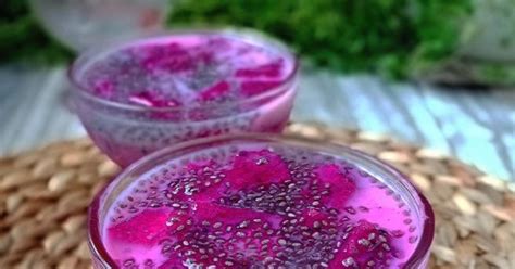 Resep Es Sule Buah Naga Chia Seed Oleh Momsqueenkitchen Cookpad