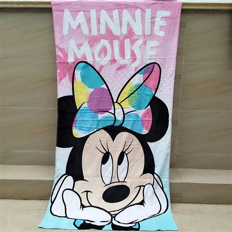 Disney Ocuk Emici Havlu Karikat R Mickey Minnie R Mcek Adam Abuk