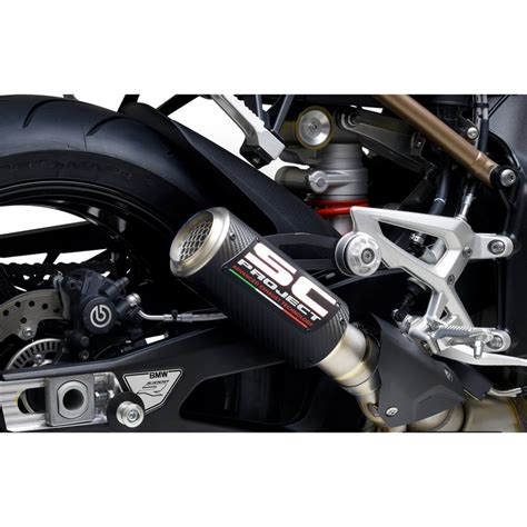 SC Project B39 50CR CR T Slip On Exhaust Carbon Fiber For BMW S1000R