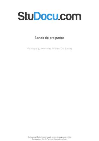 Banco De Preguntas Fisio Pdf