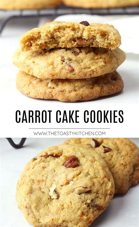 Carrot Cake Cookies - The Toasty Kitchen