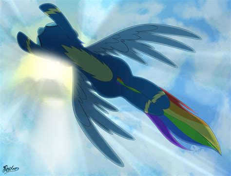 1511381 Safe Artist Fluffyxai Rainbow Dash Pony G4 Backlighting