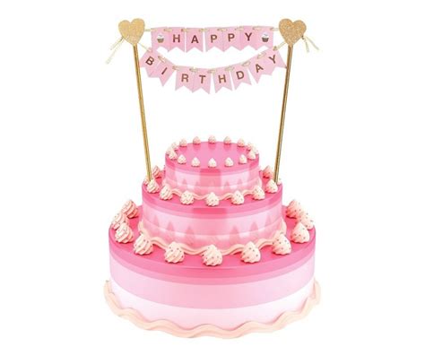 Topper Na Tort Happy Birthday R Owy Inne Figurki I Toppery