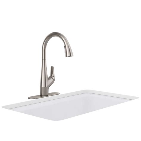Kohler Lir Pulldown Kitchen Faucet, Stainless Steel - Walmart.com