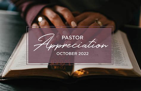 Pastor Appreciation Month 2022