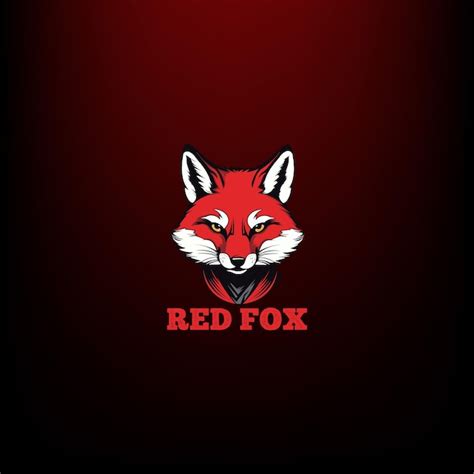 Premium Vector | Red fox logo