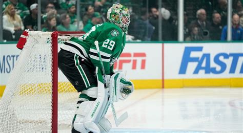 Stars Oettinger Robs Oilers Mcdavid With Stick Save In Ot