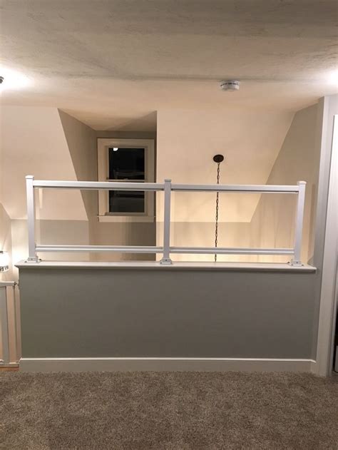 Banister Safety Barrier And Half Wall Loft Wall Loft Railing Half Wall