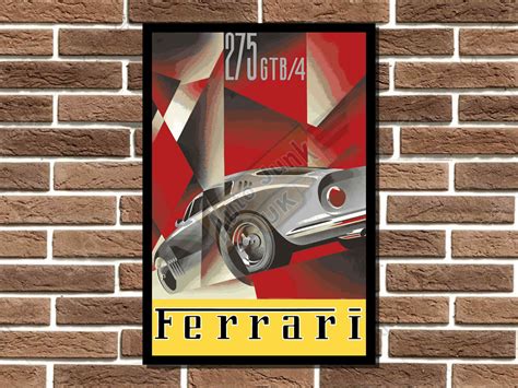 Ferrari 275 Metal Sign Auto Junk Uk Ltd